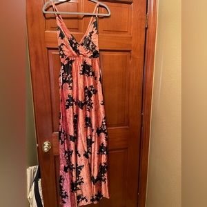 Black and pink formal dress